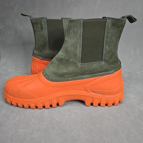 Diemme Balbi Sage Green Suede Boots Italy Sz 45 US 11 MSRP $380 - Picture 8 of 11